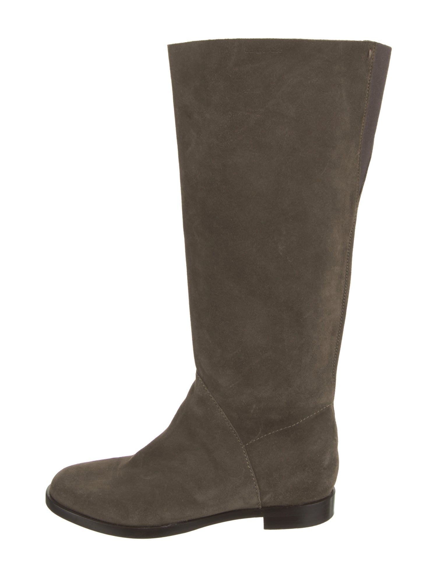 Sergio Rossi Suede Riding Boots