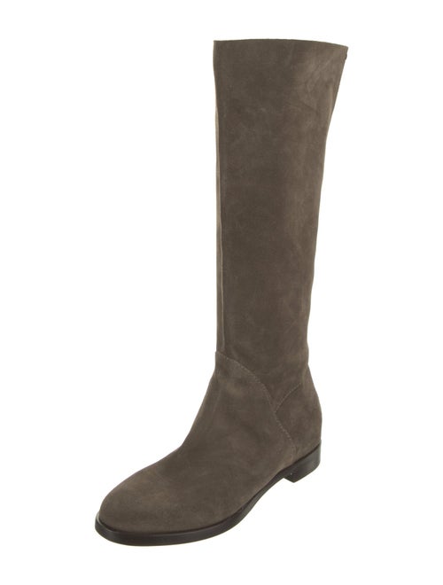 Sergio Rossi Suede Riding Boots