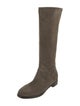 Sergio Rossi Suede Riding Boots