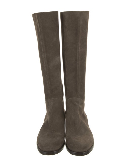 Sergio Rossi Suede Riding Boots