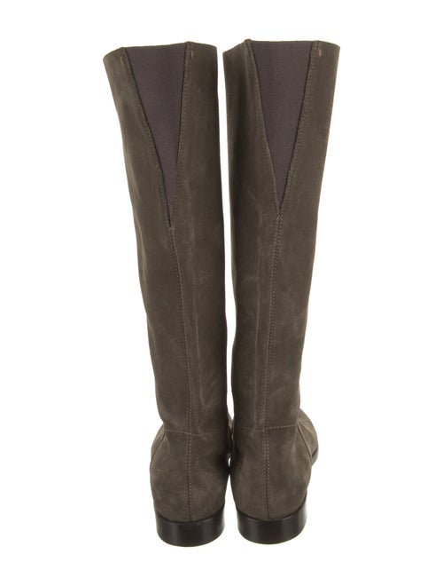 Sergio Rossi Suede Riding Boots