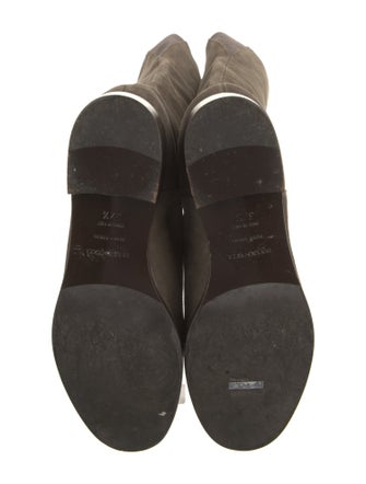 Sergio Rossi Suede Riding Boots