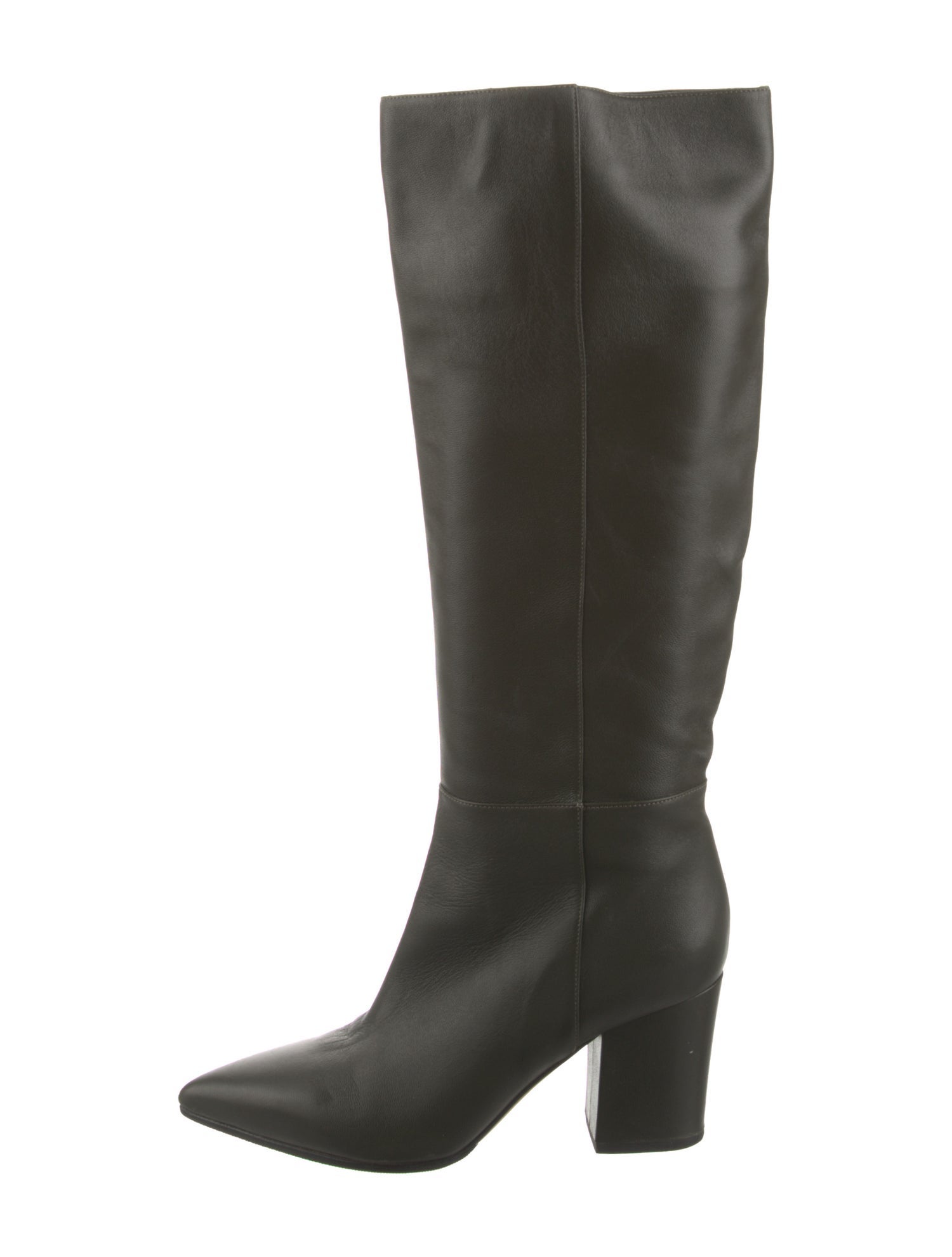 Sergio Rossi Leather Riding Boots