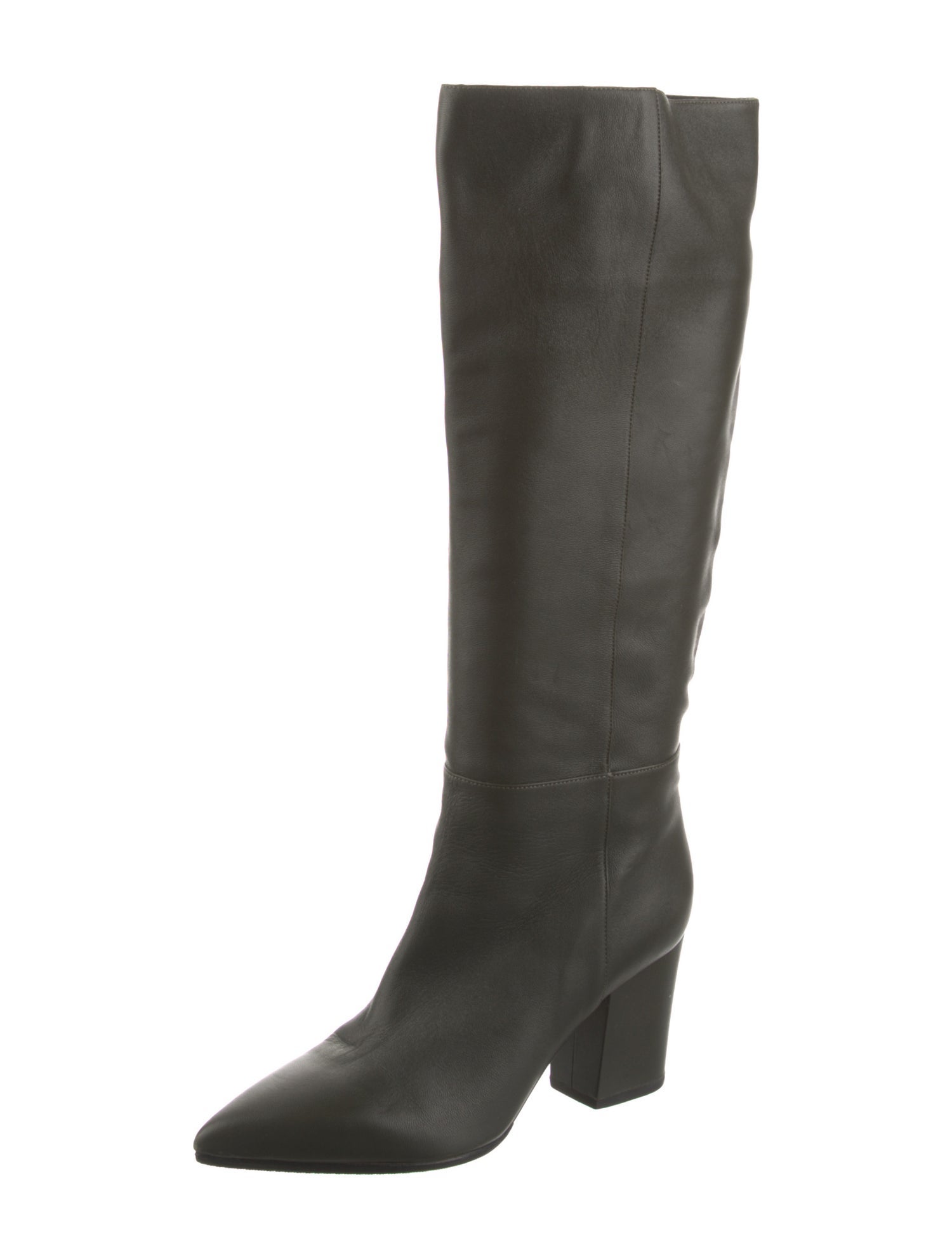 Sergio Rossi Leather Riding Boots
