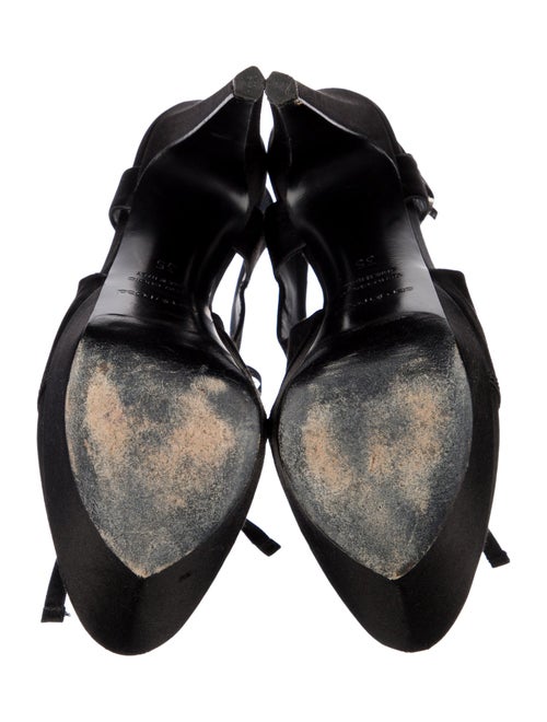 Sergio Rossi Satin Lace-Up Boots