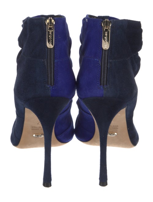Sergio Rossi Suede Cutout Accent Boots