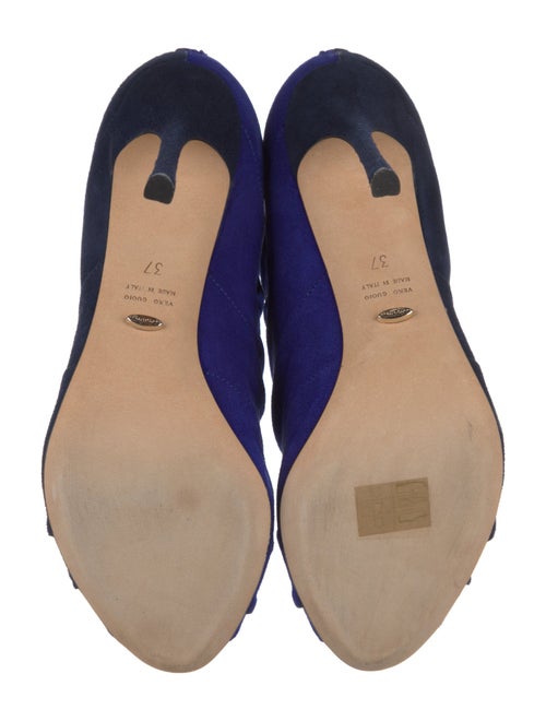 Sergio Rossi Suede Cutout Accent Boots