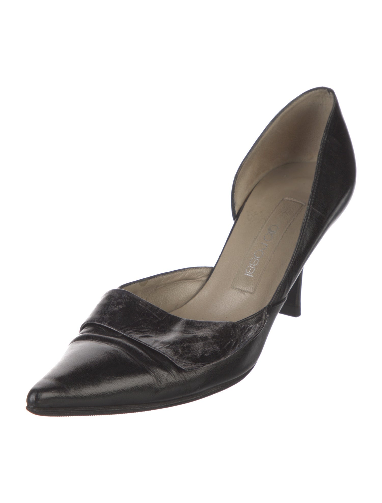 Sergio Rossi Leather D'Orsay Pumps