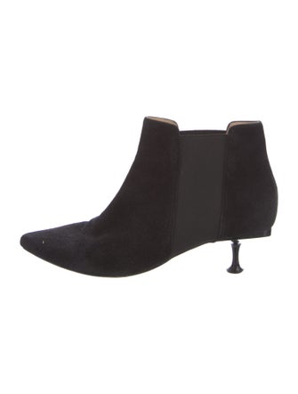 Sergio Rossi Suede Chelsea Boots