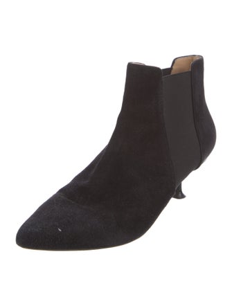 Sergio Rossi Suede Chelsea Boots