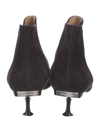 Sergio Rossi Suede Chelsea Boots