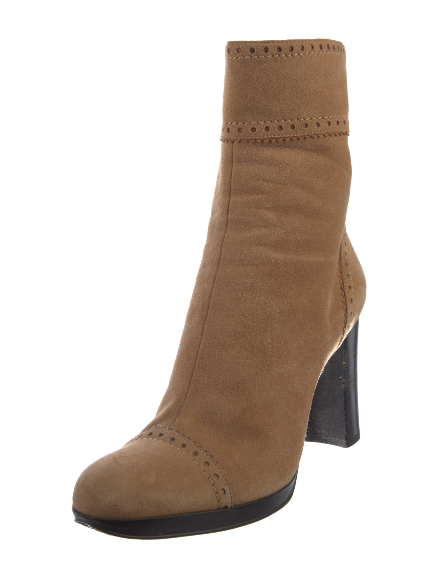 Sergio Rossi Suede Sock Boots