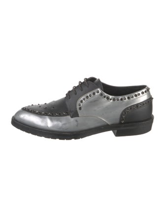 Sergio Rossi Patent Leather Dress Loafers