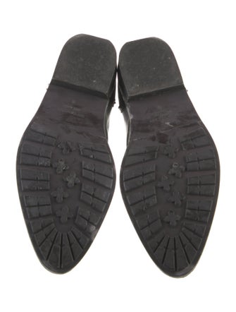 Sergio Rossi Patent Leather Dress Loafers