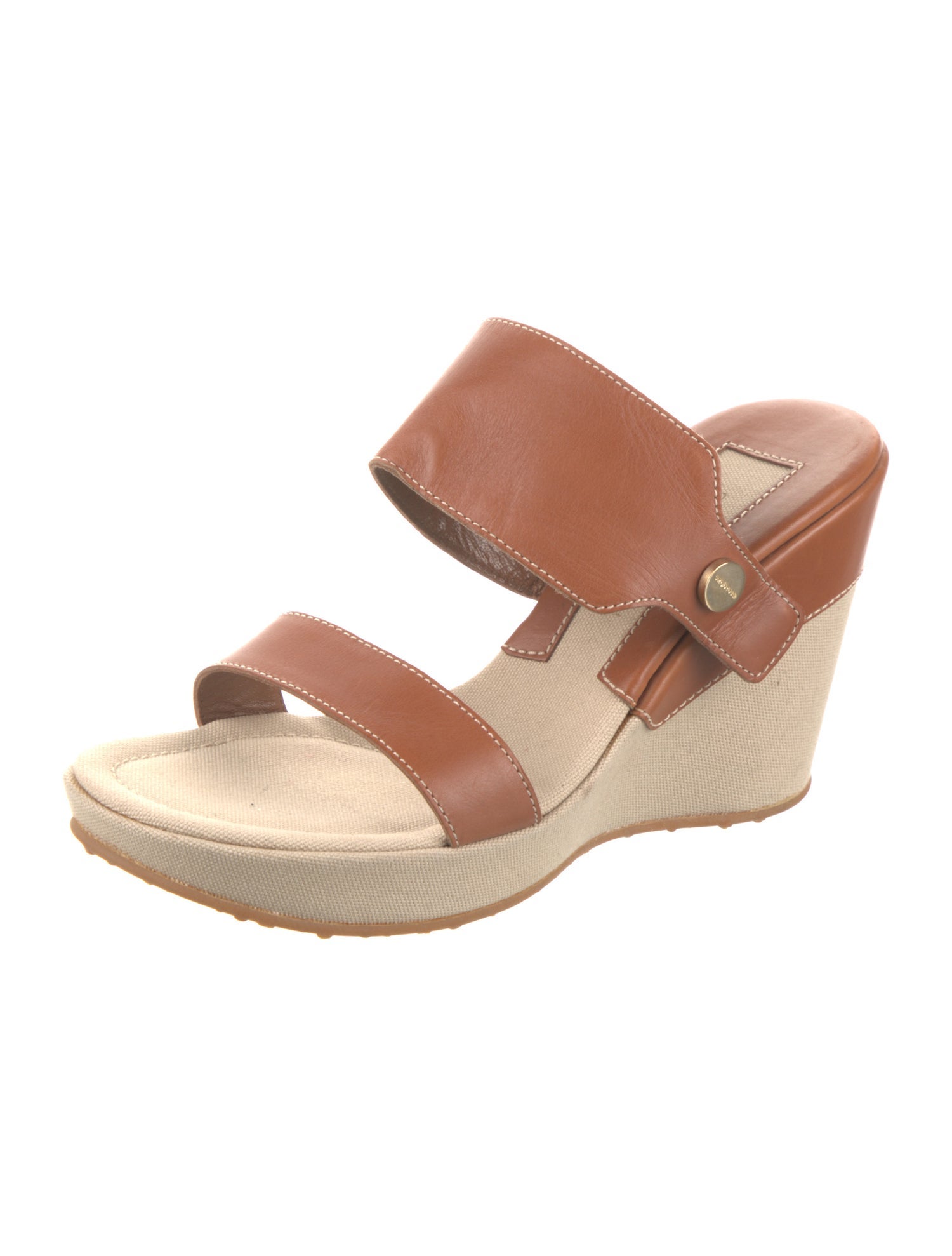 Sergio Rossi Leather Espadrilles