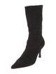 Sergio Rossi Suede Sock Boots