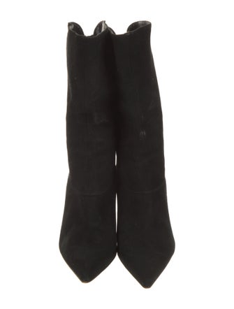 Sergio Rossi Suede Sock Boots