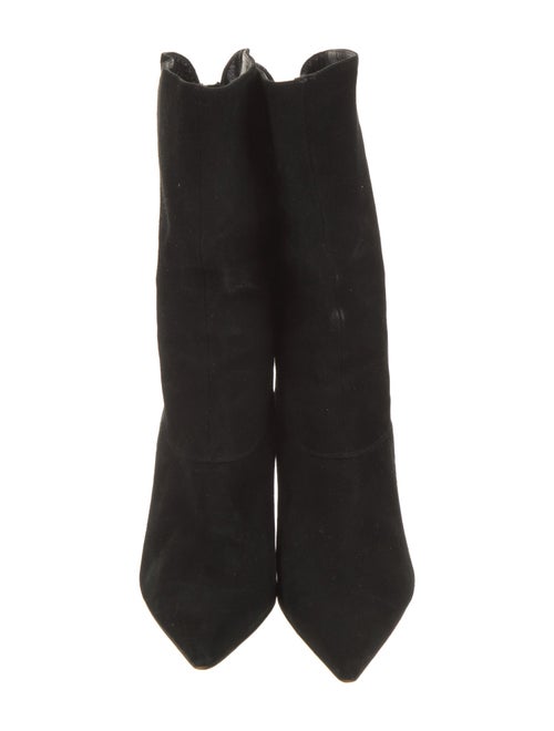 Sergio Rossi Suede Sock Boots