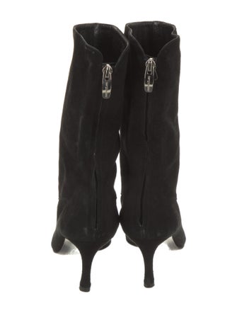 Sergio Rossi Suede Sock Boots