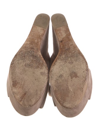 Sergio Rossi Suede Slides