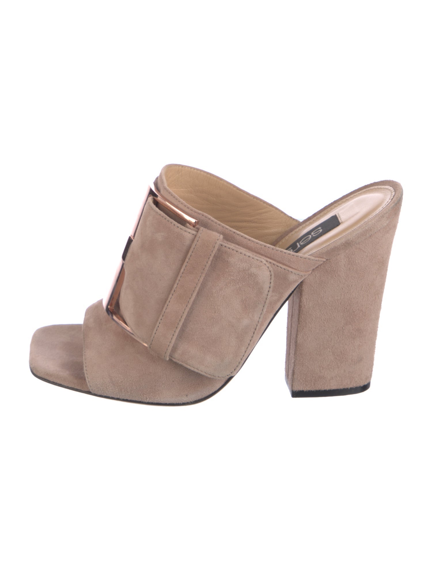 Sergio Rossi Suede Slides