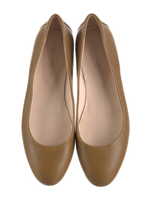 Sergio Rossi Leather Ballet Flats