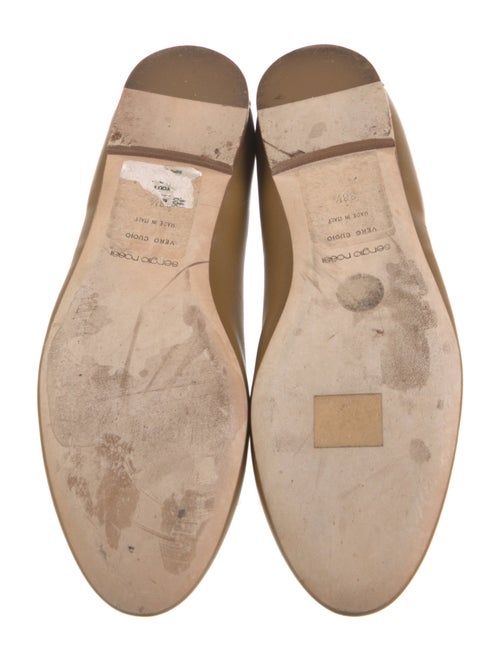 Sergio Rossi Leather Ballet Flats