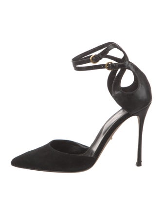 Sergio Rossi Suede D'Orsay Pumps