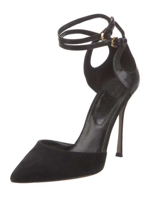 Sergio Rossi Suede D'Orsay Pumps