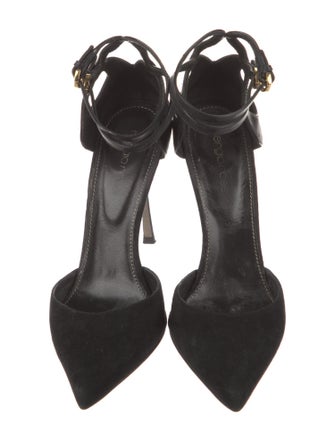 Sergio Rossi Suede D'Orsay Pumps