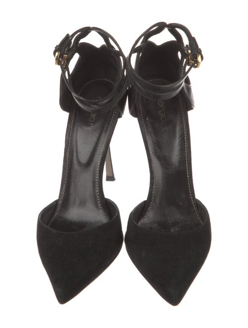 Sergio Rossi Suede D'Orsay Pumps