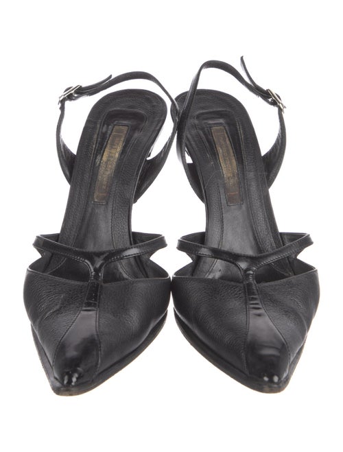 Narciso Rodriguez Leather Slingback Pumps