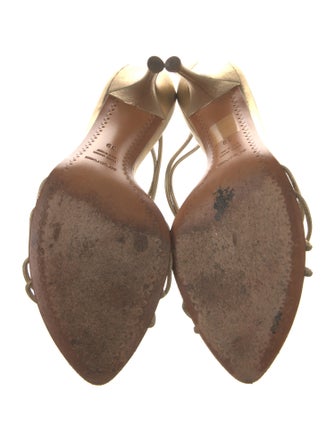 Sergio Rossi Leather Slides