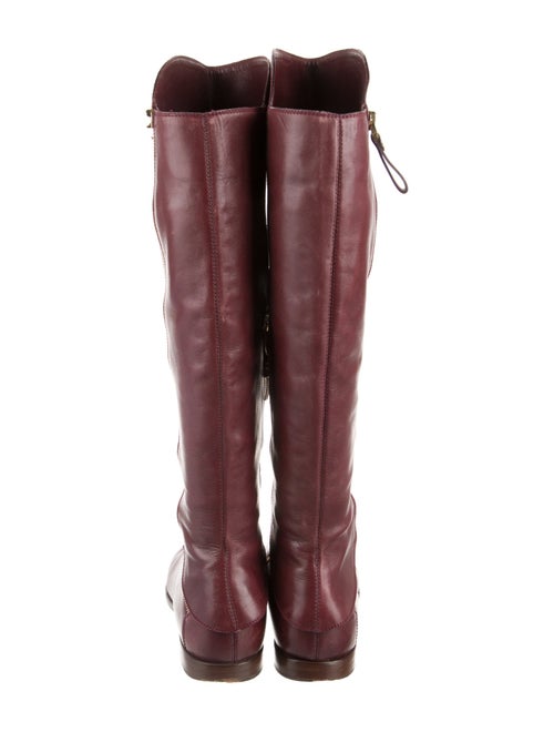 Sergio Rossi Leather Riding Boots