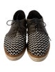 Sergio Rossi Leather Animal Print Oxfords