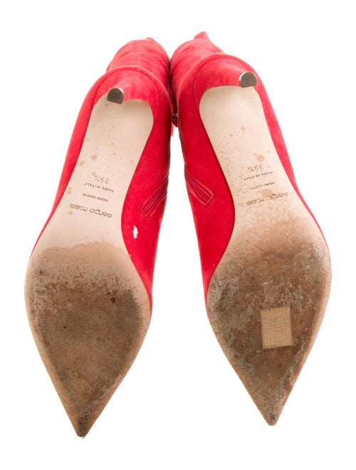Sergio Rossi Suede Sock Boots
