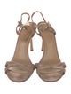 Sergio Rossi Suede Cutout Accent Sandals