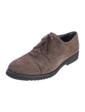 Sergio Rossi Suede Brogues