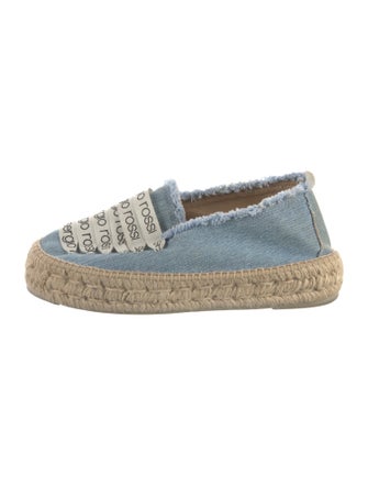 Sergio Rossi Denim Espadrilles