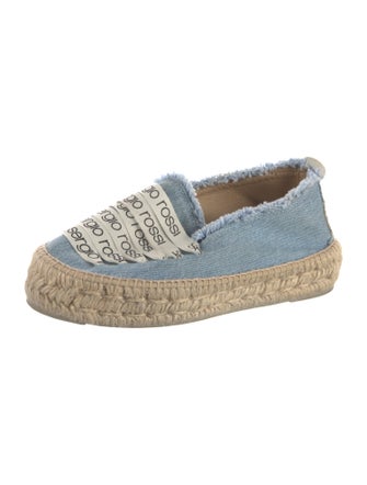 Sergio Rossi Denim Espadrilles