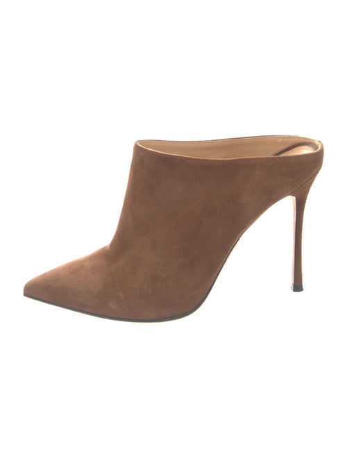 Sergio Rossi Suede Mules