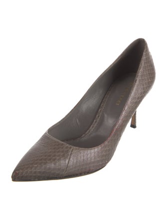 Sergio Rossi Snakeskin Pumps