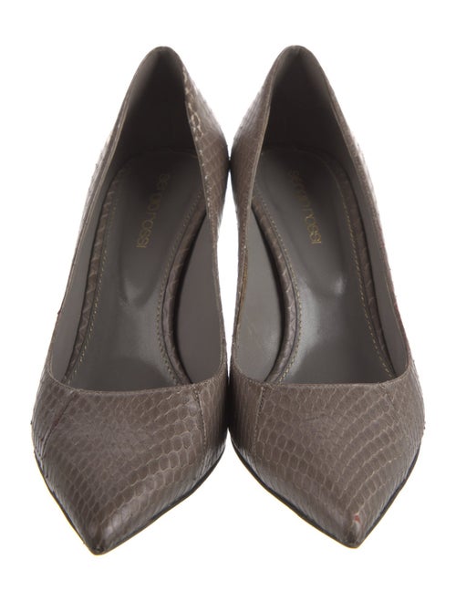 Sergio Rossi Snakeskin Pumps