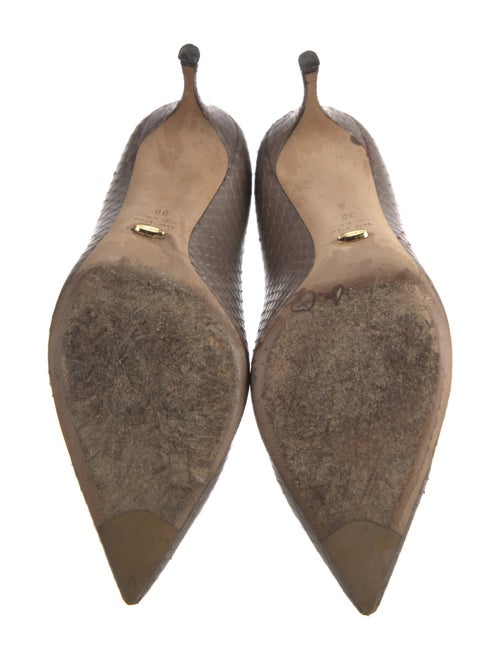 Sergio Rossi Snakeskin Pumps