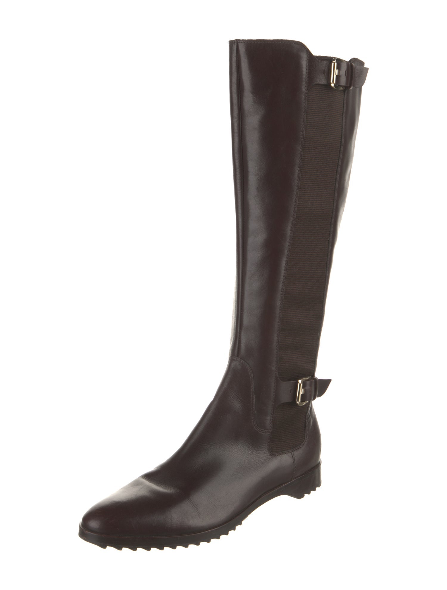 Sergio Rossi Leather Riding Boots