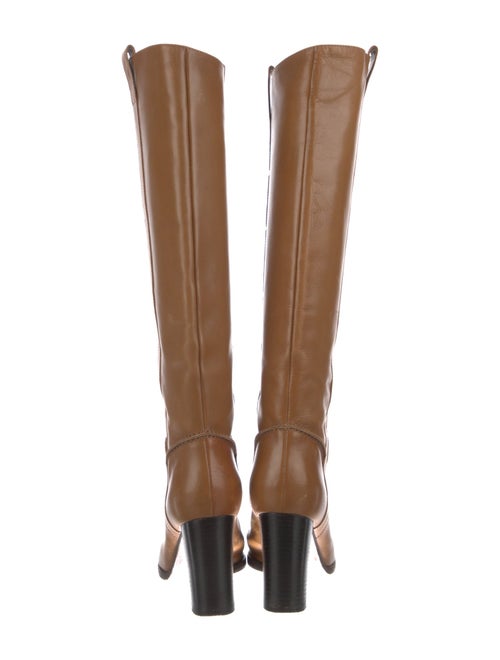 Sergio Rossi Leather Riding Boots