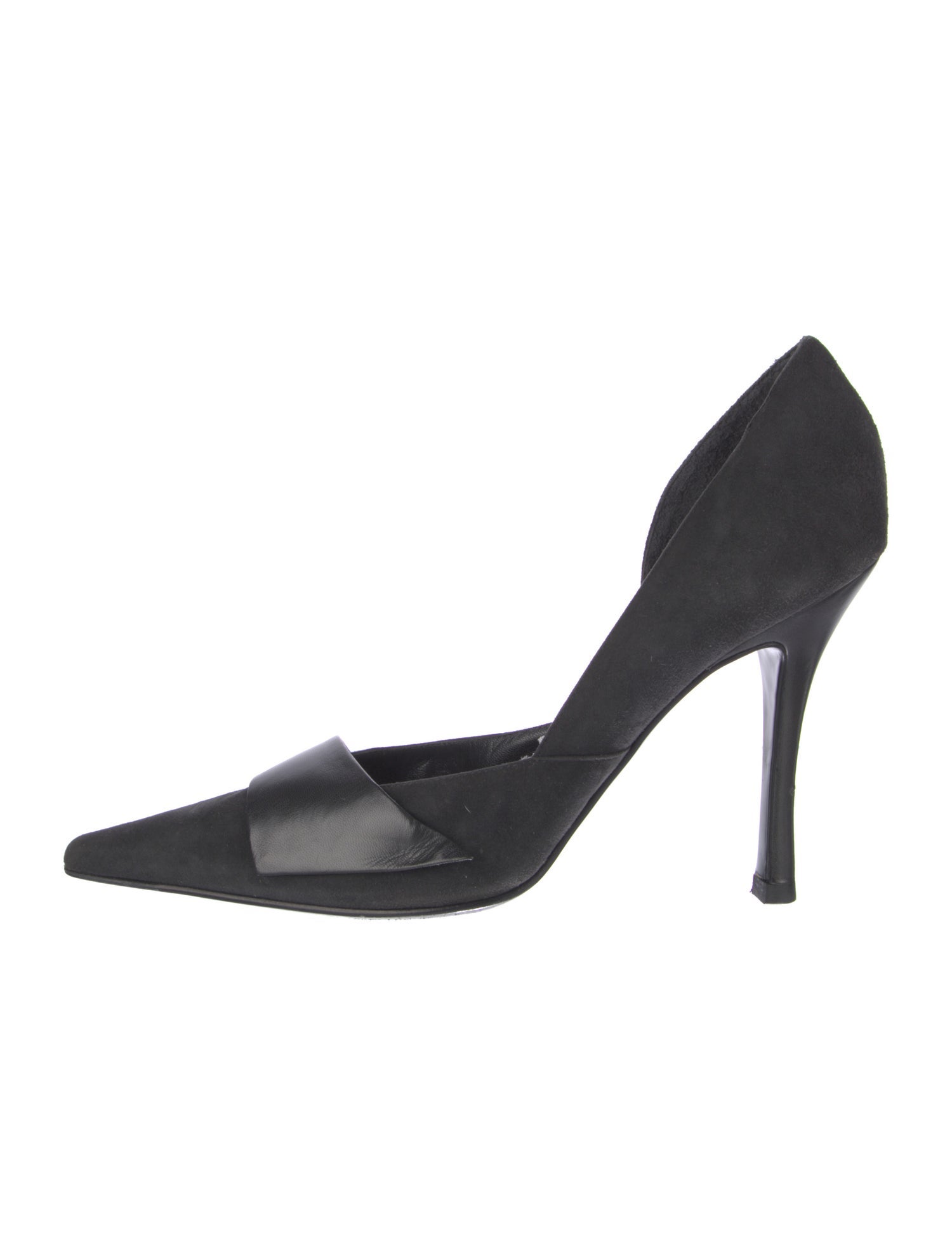 Sergio Rossi Suede D'Orsay Pumps