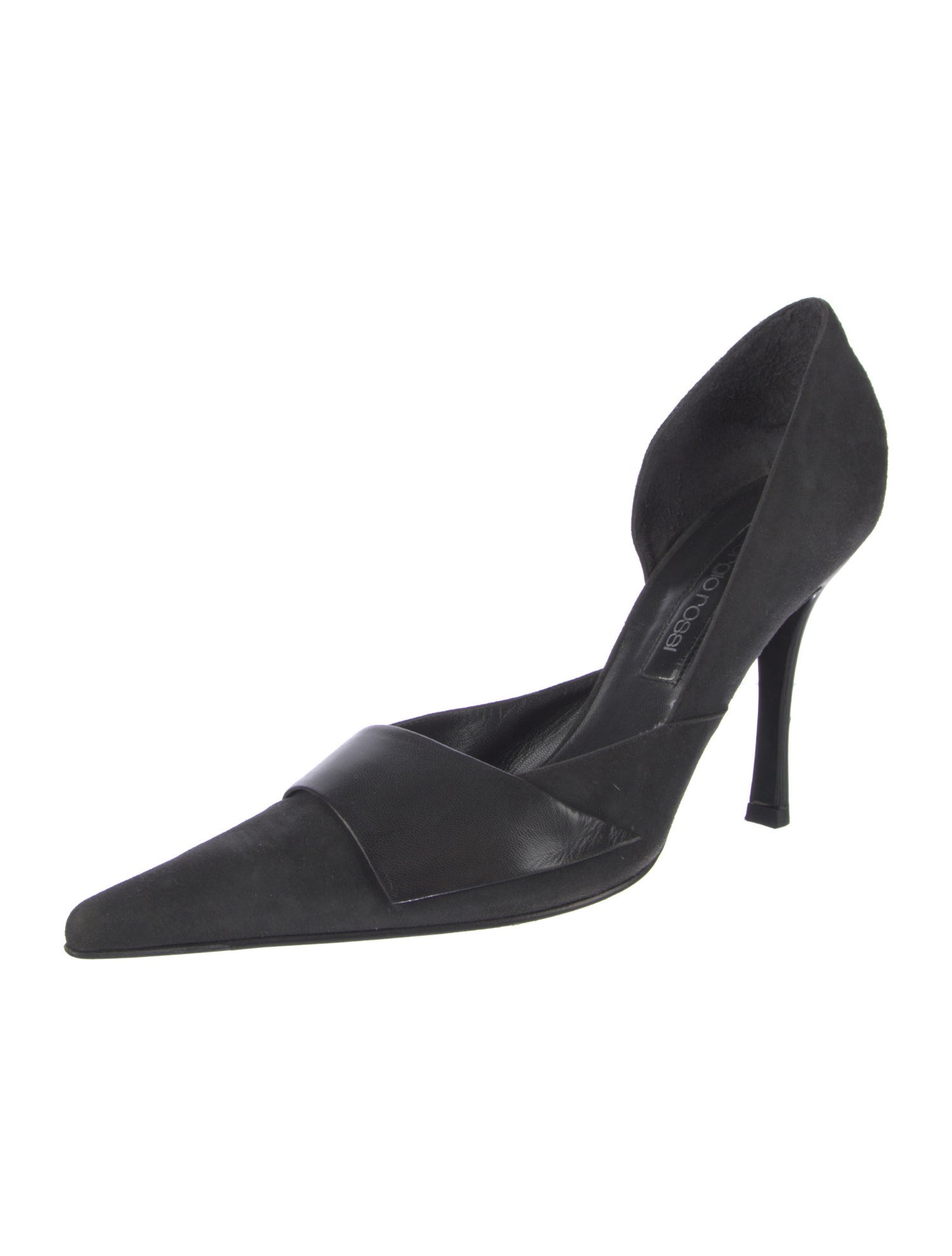 Sergio Rossi Suede D'Orsay Pumps