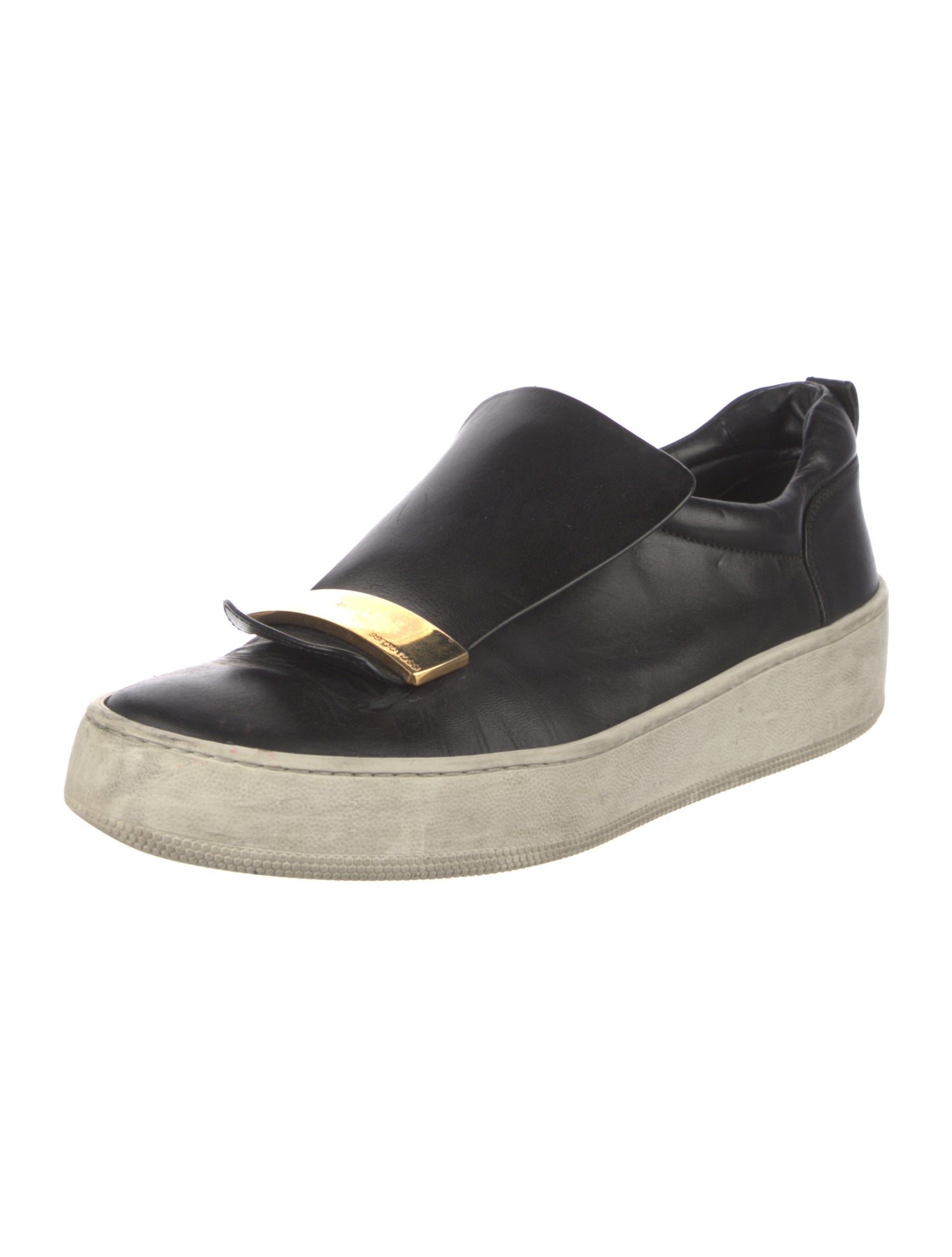 Sergio Rossi Leather Sneakers