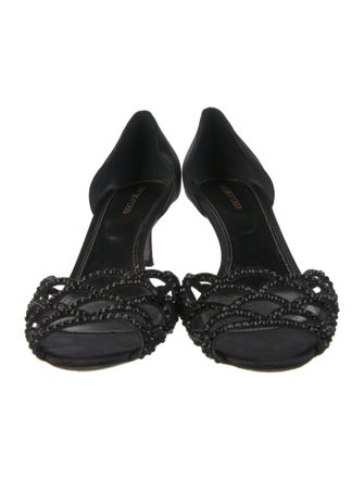 Sergio Rossi Satin Slides